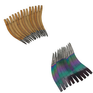 K Rainbow Color M42 Hss Tari Lame de scie 350mm de qualité industrielle Support OEM personnalisable pour les combats de coqs de cuisses de poulet - Product Image 6