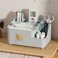 Boîte de rangement multifonctionnelle en plastique soufflé de style nordique, écologique, pour mouchoirs et télécommandes, idéale pour salon et table à manger
