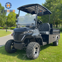 Voiturette de golf électrique de haute qualité avec benne de chargement, remorque électrique avec plateau de chargement, batterie au lithium pour voiturette de golf