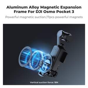 Adaptateur d'extension magnétique en alliage d'aluminium K&F <span class=keywords><strong>Concept</strong></span>, accessoires compatibles avec DJI Osmo Pocket 3, support de montage magnétique - Product Image 2