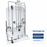 Réservoir de stockage cryogénique Microbulk d'occasion de 2m³ - Conteneur ISO robuste pour l'utilisation de gaz en Asie du Sud et au Moyen-Orient