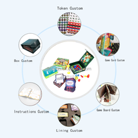 Boîte de jeu de cartes magnétique à rabat de luxe personnalisée magistralement faite en papier cartes rondes pour adulte enfant jouer avec un ami