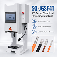 Machine à sertir les bornes automatique SQ-JGSF4T 4 tonnes, presse à bornes haute pression 40KN avec écran tactile 1500W