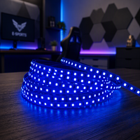 Bande lumineuse LED à changement de couleur, étanche IP65, longueur 5m, option basse tension DC 24V