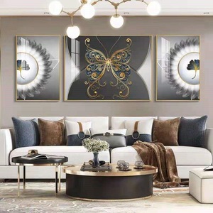 Dipinti <span class=keywords><strong>su</strong></span> <span class=keywords><strong>Tela</strong></span> Personalizzati di Farfalle e Fiori in 3 <span class=keywords><strong>Pannelli</strong></span> per Decorazione, Stampe <span class=keywords><strong>su</strong></span> <span class=keywords><strong>Tela</strong></span> di Arte Murale e Dipinti di Animali - Product Image 4