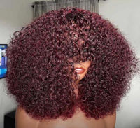 Perruque Afro Kinky Bouclée en Gros, Perruque Frontale HD 13x4 en Dentelle, 100% Cheveux Humains Naturels, Cheveux Bruts Vietnamiens, Perruques Sans Colle, Fournisseurs de Cheveux Humains