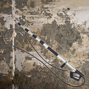 Poteau télescopique de 18 pieds pour laveuse à haute pression baguette d'extension détachable pour usage domestique pour le nettoyage des murs extérieurs avant-toit toits Nouveau - Product Image 3