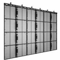Écran d'affichage led transparent avec film auto-adhésif, affichage flexible de 32 pouces, maille led, écran souple