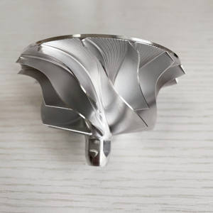 PTE55 55.00/76.20mm A22255-102.<span class=keywords><strong>Rev</strong></span> 0 00411 7 + 7 lames, fraisage en pointe, turbocompresseur fraisage/aluminium 2618/roue de compresseur à billettes - Product Image 6