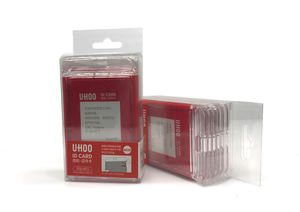 उहोओ 6027 उच्च गुणवत्ता वाले ऐक्रेलिक क्षैतिज प्लास्टिक आईडी कार्ड धारक वाटरप्रूफ नाम बैज व्यवसाय कार्ड धारक वाटरप्रूफ नाम बैज व्यवसाय कार्ड धारक - Product Image 6