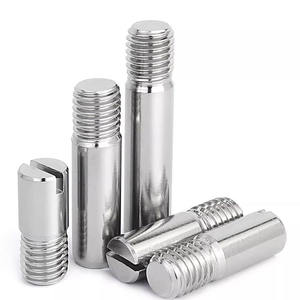 Perni Cilindrici Scanalati M2 M3 M4 M5 M6 <span class=keywords><strong>M8</strong></span> M10 in <span class=keywords><strong>Acciaio</strong></span> Inox 304, Bulloni a Passo, Viti con Filettatura Esterna, Perni di Posizionamento - Product Image 5