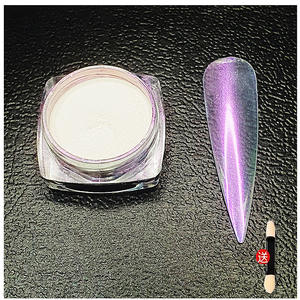 ผงกลิตเตอร์กระจกออโรร่าสำหรับตกแ<span class=keywords><strong>ต</strong></span>่งเล็บ 6 สี โพลาไรซ์ สีสันสดใส แบบเจ้าหญิงเงือก ผิวเหมือนน้ำแข็ง ใช้งานง่าย เงางาม ยอดนิยมในอินเทอร์เน็<span class=keywords><strong>ต</strong></span> - Product Image 3