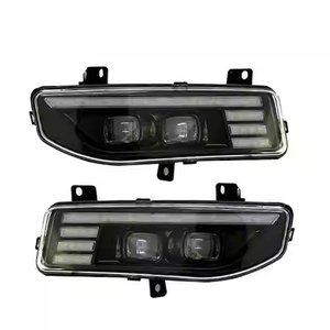 ชุดไฟหน้า LED พร้อมไฟเดย์ไลท์ ไฟตัดหมอก ไฟวงแหวนหลากสี สำหรับ <span class=keywords><strong>Xtrail</strong></span> Rogue ปี 2017-2021 - Product Image 1