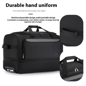 Sac de voyage pliable et extensible, silencieux, pour week-end, extérieur, coffre de voiture, cabine, sac de transport, sac à roulettes, valise, bagage - Product Image 2