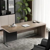 Livraison gratuite US Entrepôt en stock Hot Sell New Design Mobilier de bureau de luxe Table Executive Manager Desk CEO Table