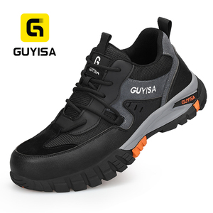 GUYISA High Quality Safety <strong>Shoes</strong> Lightweight Outdoor Work <strong>Woodland</strong> <strong>Men</strong> Casual Safety <strong>Shoes</strong> - Product Image 1