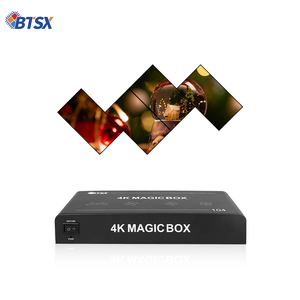 Contrôleur de mur vidéo de forme spéciale Bitvisus BIT-VJ-104 4K 4 sorties <span class=keywords><strong>HDMI</strong></span> - Collage d'angle arbitraire et défilement de fenêtre - Product Image 1