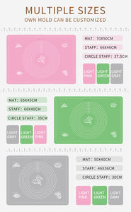 Tapete de Silicona para Repostería con Logotipo Personalizado, Varios Tamaños 30x40 40x50 45x65 50x70 cm con Patrones de Medición, Venta al Por Mayor - Product Image 3