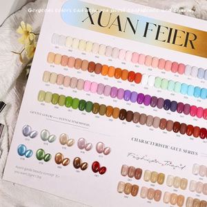 Set de Esmaltes de Uñas Estilo Macaron de 100 Colores, Estilo Macaron, Gel de Cristal, Sin Necesidad de Lavado, Arte de Uñas - Product Image 4