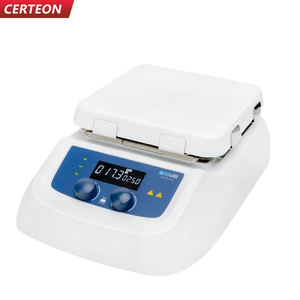 Placa calefactora PID industrial con pantalla LCD motor sin escobillas y temporizador para agitación - Product Image 5