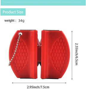 El Mejor <span class=keywords><strong>Afilador</strong></span> de Cuchillos Portátil del Mundo, Mini <span class=keywords><strong>Afilador</strong></span> de Cerámica de Dos Etapas con Varilla de Tungsteno para Cuchillos de Camping - Product Image 4