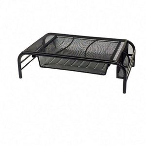 Metal <b>Desk</b> Monitor Stand Riser with Organizer Drawer Monitor Stand for <b>Computer</b> Small Printer Laptop - Product Image 2