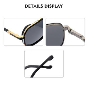 2025 ultimi occhiali da sole polarizzati quadrati retrò per donne e uomini Logo personalizzato UV400 occhiali da sole Tac materiale lenti Gafas De <span class=keywords><strong>Sol</strong></span> - Product Image 5