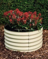 OEM ODM Grande jardinière en acier galvanisé Lit de jardin surélevé en métal pour l'extérieur pour la maison pour les légumes, fleurs et herbes