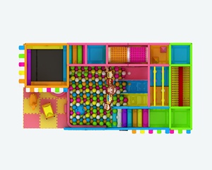 Aire de jeux intérieure de petite taille de 3,4 m * 7,5 m ou sur mesure, parc d'attractions, château malicieux pour de nombreux enfants - Product Image 5