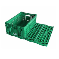 Boîte pliable en plastique de 50l, de qualité alimentaire, caisse de travail, conteneur de stockage de fruits et légumes, respectueux de l'environnement