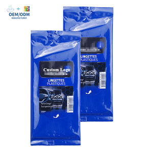 QIMEI OEM personnalisé multi-pièces voiture Auto <span class=keywords><strong>nettoyage</strong></span> voyage Pack 20 pièces lavage de voiture tableau de bord <span class=keywords><strong>lingettes</strong></span> humides/tissu humide - Product Image 1