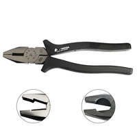 Pince à bijoux multifonctionnelle pour électricien, coupe-fil robuste en acier nickel-chrome, outil de bijouterie, étau à tirer les fils avec vis