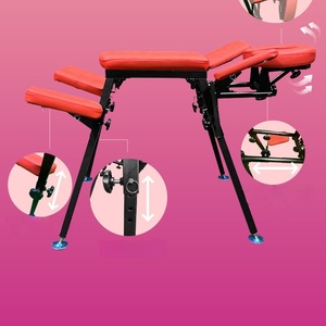 Sedia Multifunzionale per Coppie in Acacia, Reclinabile, Accessori SM, Telaio di Contenimento per Allenamento - Product Image 6