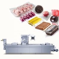 Machine d'emballage automatique de viande hachée, machine d'emballage de thermoformage de viande hachée, machines d'emballage sous vide de galettes de Burgur