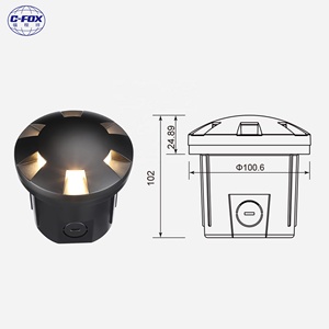 Offres Spéciales – Éclairage LED Souterrain Extérieur 3CCT en Aluminium Étanche 12V/24V pour Décoration <span class=keywords><strong>de</strong></span> Jardin et Éclairage <span class=keywords><strong>de</strong></span> Puits - Product Image 2