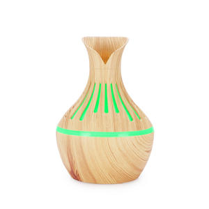 Diffuseur d'arômes en forme de vase creux, mini humidificateur à pétales, alimenté par USB, lumière 7 couleurs, version améliorée pour usage domestique - Product Image 3