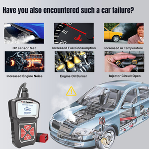 Nhà máy phổ konnwei kw309 12V OBD2 xe chẩn đoán Scanner với 1 năm bảo hành - Product Image 6