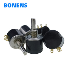 Đa biến wirewound quay chiết, <span class=keywords><strong>10K</strong></span> ohm, 10 lượt, dung sai 5%, Độ chính xác 0.25%, tuyến tính <span class=keywords><strong>taper</strong></span>, 2W Điện đánh giá - Product Image 4