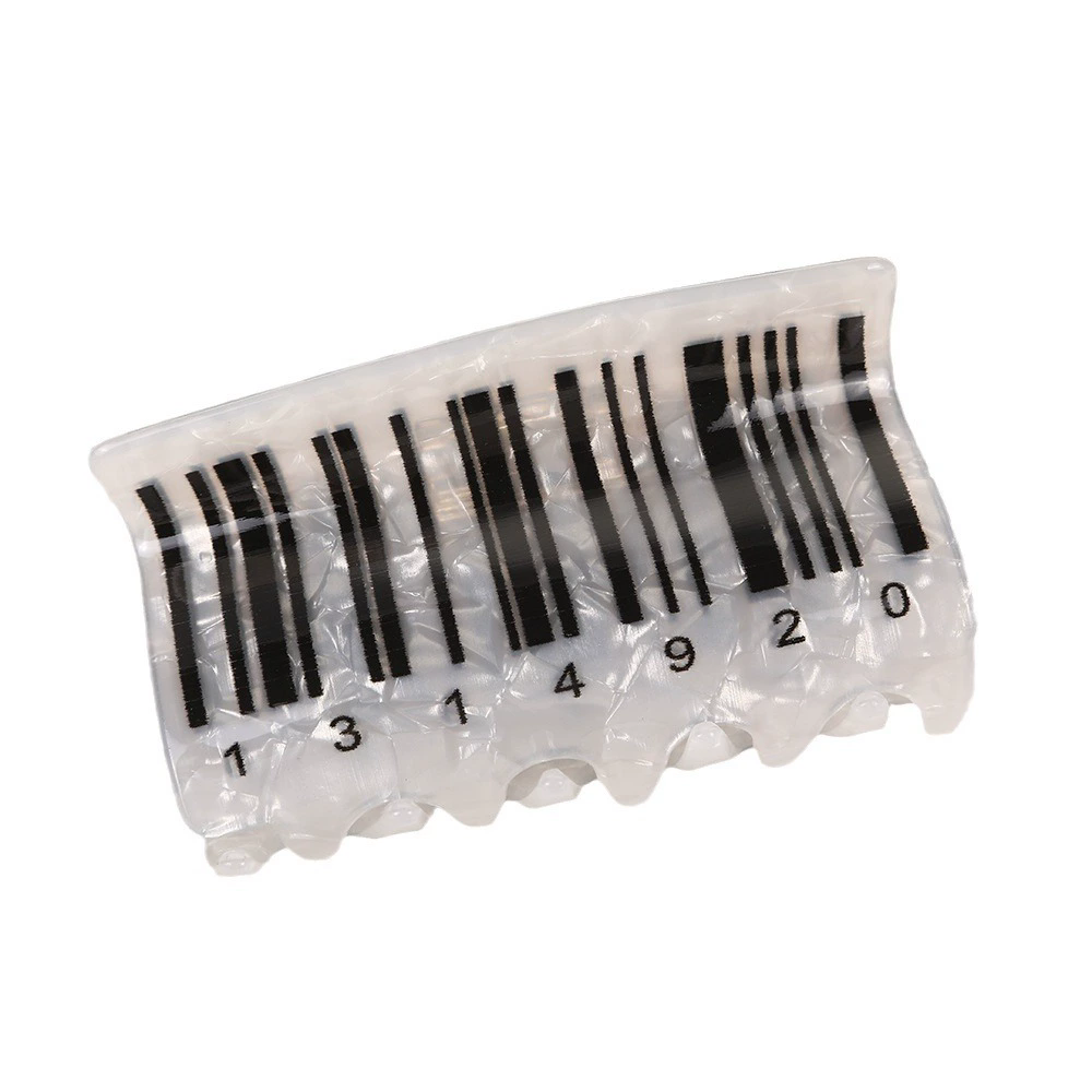 Fashion Acrylic Shark Gripper Animal Style Claw Clips with Cow Panda Eagle Design Hair Clips