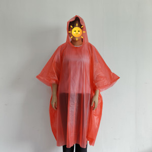 Không thấm nước thân thiện với môi PLA phân hủy sinh học mưa cho Poncho cho người lớn cho đi bộ đường dài cô gái 'hoạt động ngoài trời - Product Image 2