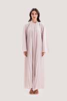 Ensemble Abaya Mexizo plissé à manches larges et cardigan ouvert, robe longue islamique élégante et modeste, sur mesure pour femmes musulmanes, Dubaï