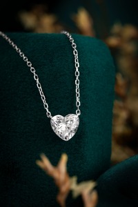 Collier en diamant blanc de laboratoire PT950, collier personnalisé haut de gamme, collier luxueux pour femmes, collier en diamant CVD à porter tous les jours - Product Image 4