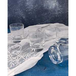 Set of Six Dionigi Baccarat Water <b>Glasses</b> Premium <b>Glass</b> <b>Drinkware</b> - Product Image 5