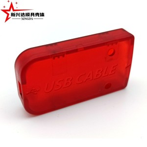 Boîtier d'adaptateur USB Xinxingda en plastique 53x30x11mm semi-transparent dépoli moulé par injection - Product Image 2