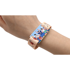 Logotipo personalizado Hotel Control DE ACCESO Festival de música Fiesta Evento Tela impermeable Tejido NFC Chip Pulsera Elástica <span class=keywords><strong>RFID</strong></span> NFC Pulsera - Product Image 5