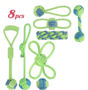 Set di giocattoli per cani cigolanti interattivi all'ingrosso personalizzati in cotone peluche giocattolo da masticare per cani - Product Image 5