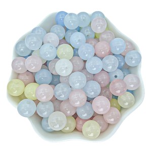 Vente en gros de perles en pierre naturelle perles rondes rondes en <span class=keywords><strong>jade</strong></span> calcédoine pour la fabrication de bijoux bracelets à bricoler soi-même accessoires - Product Image 5