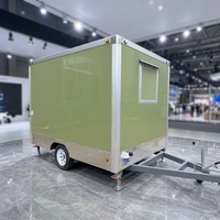 Camions de restauration entièrement équipés, remorques de cuisine mobiles, chariots à pizza et à café, camions à glaces et à grillades, remorques alimentaires mobiles économiques