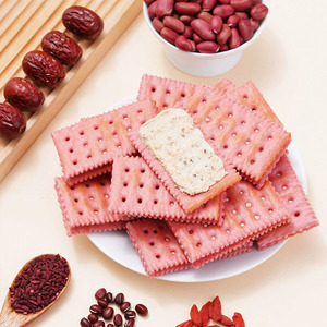 Bánh quy soda nhân chà là đỏ cao cấp, bánh quy lên men tốt cho sức khỏe, vị ngọt, kết cấu giòn, đóng hộp, giá cả phải chăng - Product Image 4