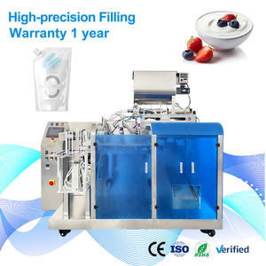 Machine d'emballage automatique de sachets préformés pour yaourt et sauces, équipement de remplissage de pâtes, qualité alimentaire, directement de l'usine - Product Image 1